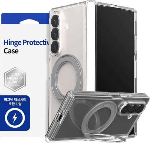 Чехол Araree Duple 360 M Stand для Galaxy Z Fold8 Ultra прозрачный