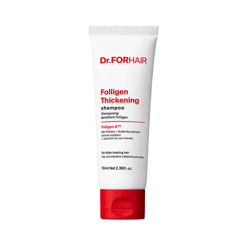 Укрепляющий шампунь против выпадения волос Dr.Forhair Folligen Thickening Shampoo 70 мл