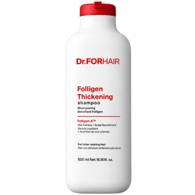 Укрепляющий шампунь против выпадения волос Dr.Forhair Folligen Thickening Shampoo 500 мл