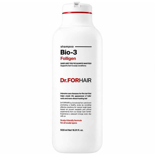 Шампунь для укрепления и объема волос Dr.Forhair Folligen Bio-3 Shampoo 500 мл