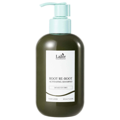 Освежающий шампунь для жирной кожи головы Lador Root Re-Boot Activating Shampoo Cica & Tea Tree 350 мл