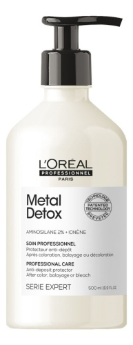 Очищающий крем-шампунь для волос Serie Expert Metal Detox Shampooing: Шампунь 500мл