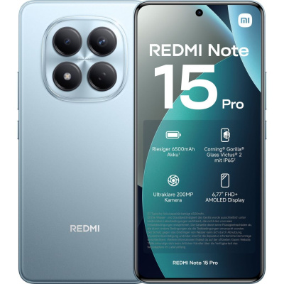 Xiaomi Redmi Note 15 Pro 4G 12/256Gb (Glacier Blue)