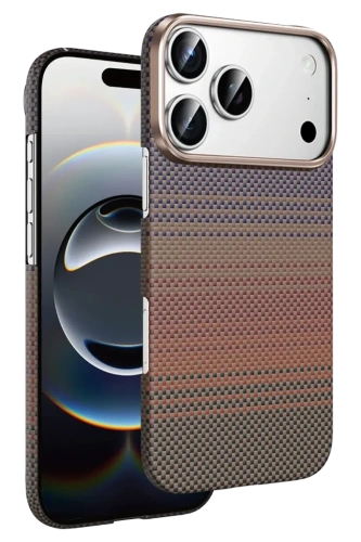 Чехол-накладка Keephone Kevlar MagSafe для Apple iPhone 17 Pro Max кевлар (арамид) Sunset