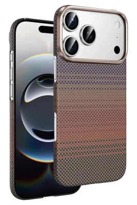 Чехол-накладка Keephone Kevlar MagSafe для Apple iPhone 17 Pro Max кевлар (арамид) Sunset