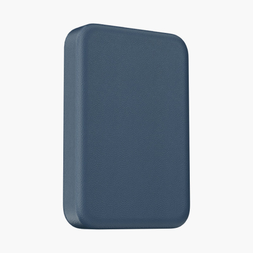 Внешний аккумулятор Keephone Peekaboo MagSafe 10000mAh экокожа (темно-синий)