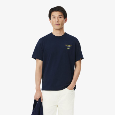Мужская хлопковая футболка Lacoste