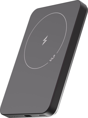 Портативное зарядное устройство VLP LITE Power Snap Qi / MagSafe 5000 мАч Чёрное