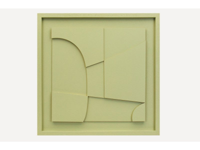 Картина Рельеф Оливковый 50x50