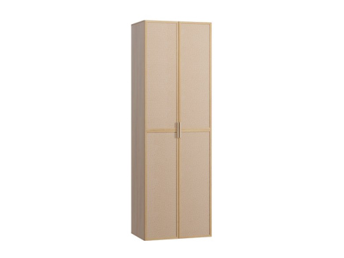 Распашной шкаф Флавир 2-80x245 Букле Кремовый