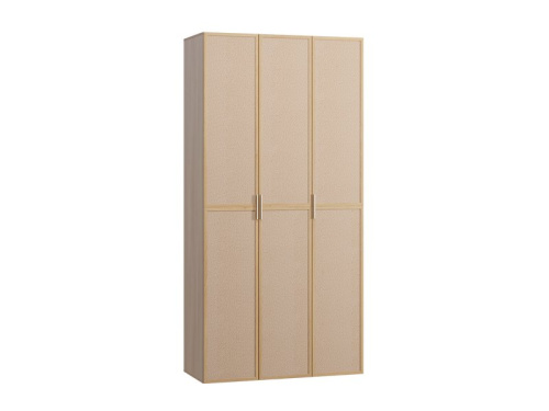 Распашной шкаф Флавир 3-120x250 Букле Кремовый