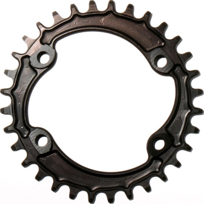Звезда системы Neutrino Components для Shimano FC-M7000/M8000 narrow wide (черный 36 BCD 96 мм (тип Shimano MTB))