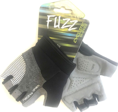 Перчатки Fuzz RACING TEAM D-GRIP GEL (черный / серый XXL)