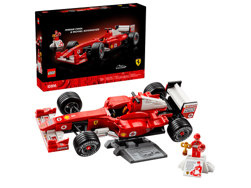 Icons 11375 Конструктор Болид Ferrari F2004 Михаэля Шумахера