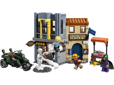 One Piece 75642 Конструктор Разборка с капитаном Смокером