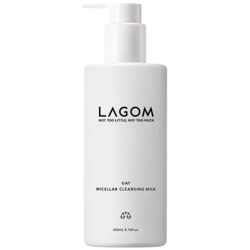 Мицеллярное молочко с овсом для очищения кожи Lagom Oat Micellar Cleansing Milk
