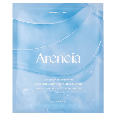 Охлаждающая гидрогелевая маска с ПДРН и коллагеном Arencia Blue Collagen Cryo Jello Mask