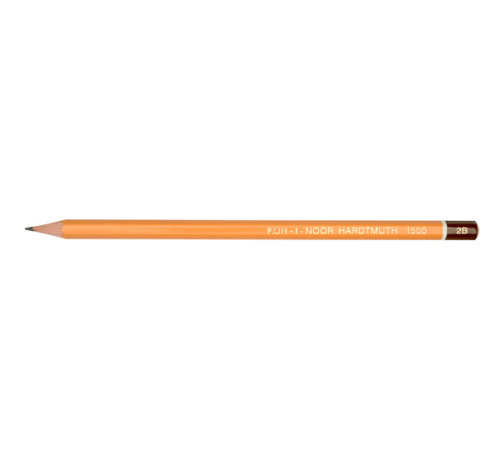 Карандаш чернографитный Koh-I-Noor "1500" 2B
