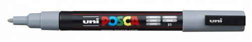 Маркер UNI "POSCA" PC-3M, 0,9-1,3 мм, наконечник пулевидный, №37 цвет серый