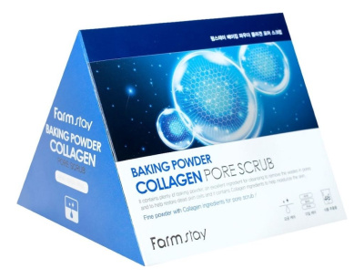Скраб для лица Baking Powder Collagen Pore Scrub: Скраб 25*7г
