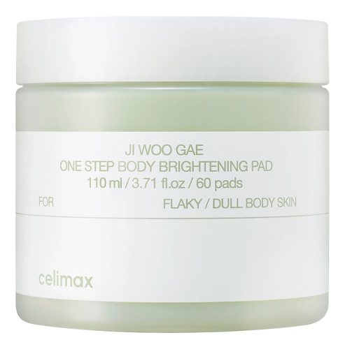 Пэды-тонер для тела выравнивающие тон кожи Ji Woo Gae One Step Body Brightening Pad 60шт