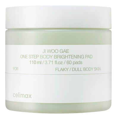 Пэды-тонер для тела выравнивающие тон кожи Ji Woo Gae One Step Body Brightening Pad 60шт