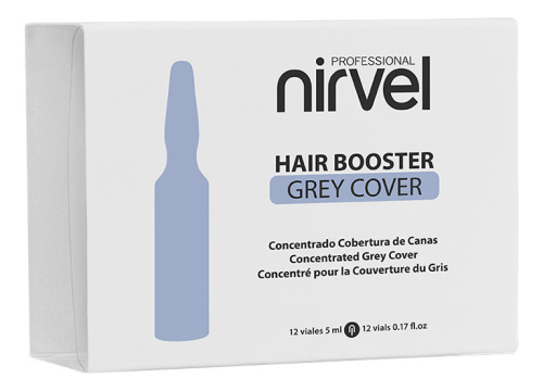 Концентрат для окрашивания седины Hair Booster Grey Cover 12*5мл