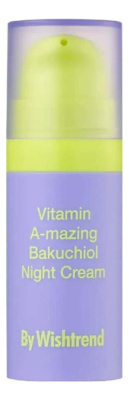 Ночной крем для лица с ретиналем и бакучиолом Vitamin A-mazing Bakuchiol Night Cream: Крем 10г