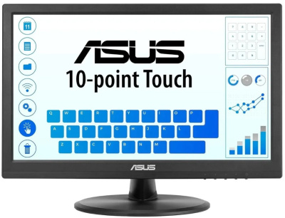 Монитор 15,6" ASUS VT169HE 90LM09V1-B01170 1920x1080 LED 16:9, IPS, 220cd, 1000:1, 170гр/170гр, VGA, HDMI, 60Hz, black