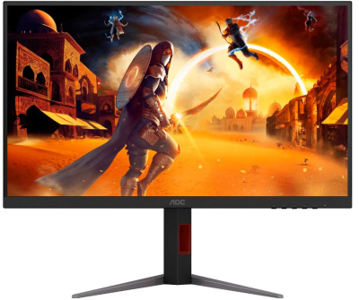 Монитор 27" AOC Q27G4ZMN 2560x1440 LED, 16:9, VA, 450cd, 5000:1, 178/178, HDMI, DP, 240Hz, HAS, Pivot, черный