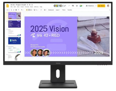 Монитор 27" Lenovo ThinkVision E27Q-40 64BDGAT4UK 2560x1440 WLED, 16:9, IPS, 350cd, 1500:1, 4ms(GtG), 178/178, DP, HDMI, 100Hz, Speakers, tilt, swivel
