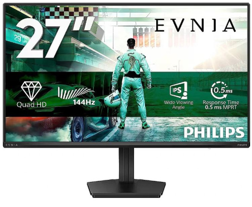 Монитор 27" Philips 27M2N3500NF 2560x1440, 16:9, IPS, 300cd, 4ms, 178°/178°, 2*HDMI, DP, 144Hz, black