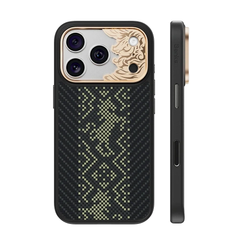 Чехол-накладка Benks Knight Pro MagSafe для iPhone 18 Pro/17 Pro арамид (черный)
