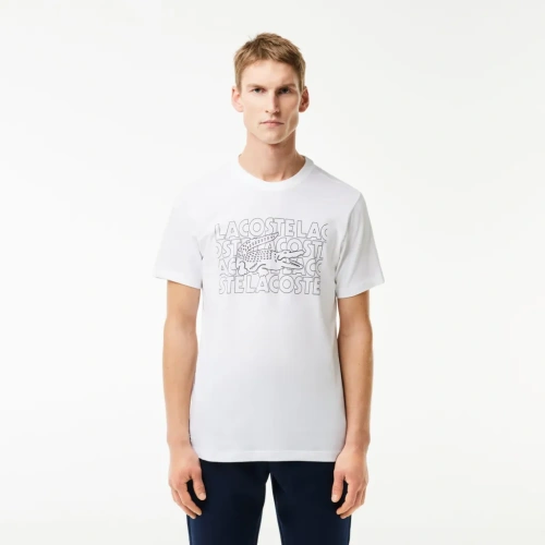 Мужская хлопковая футболка Lacoste