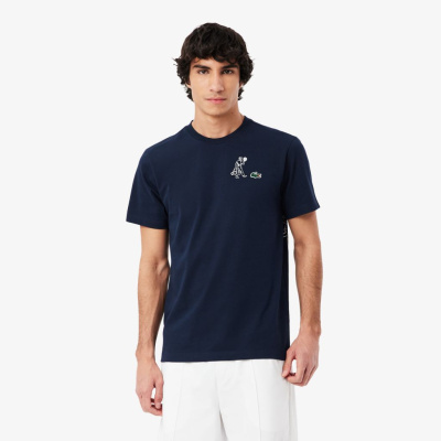 Мужская хлопковая футболка Lacoste