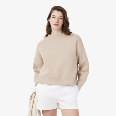 Женская двусторонняя толстовка Lacoste оверсайз