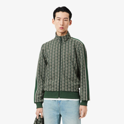 Мужская жаккардовая толстовка Lacoste PARIS с монограммой
