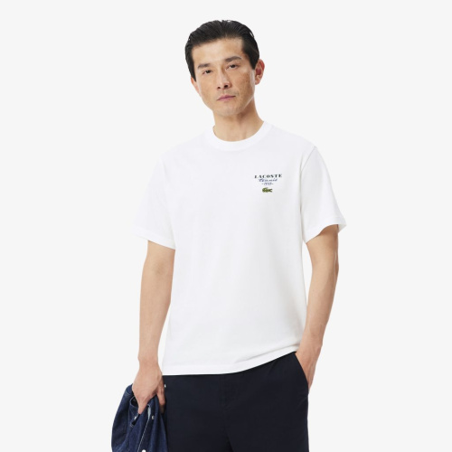 Мужская хлопковая футболка Lacoste