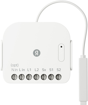 Умное реле Яндекс Zigbee двухканальное YNDX-00538 Белое