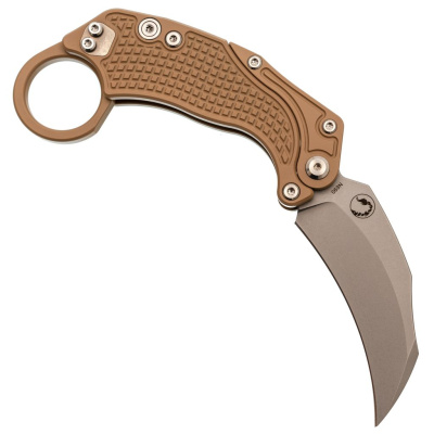Складной нож Reate EXO-K, сталь N690, рукоять Tan Aluminum
