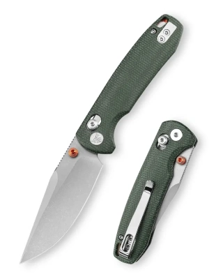 Складной нож Trivisa Butterfly-GM, сталь 14C28N, рукоять микарта