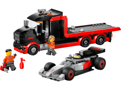 City 60493 Конструктор Выставочный грузовик F1 с болидом Audi