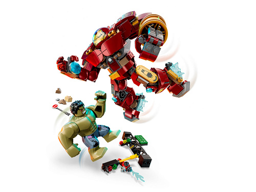 Super Heroes 76343 Конструктор Легендарная битва Халкбастера против Халка
