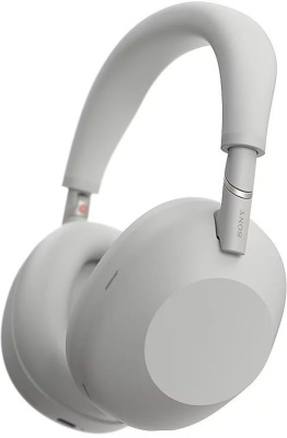 Беспроводные наушники Sony WH-1000XM6 серебряный