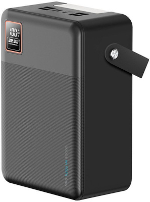 Внешний аккумулятор Deppa NRG Turbo V4 80000 mAh черный