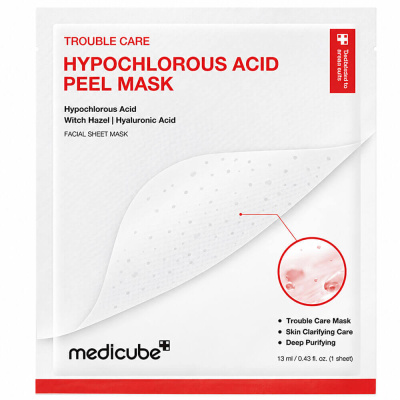 Пилинг-маска с хлорноватистой кислотой medicube Hypochlorous Acid Peel Mask