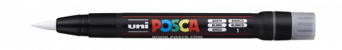 Маркер UNI "POSCA" PCF-350, кисть, цвет белый
