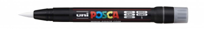 Маркер UNI "POSCA" PCF-350, кисть, цвет белый