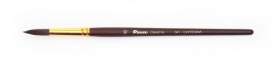 Кисть синтетика №10 круглая Pinax "Creative 691" жесткая, короткая ручка