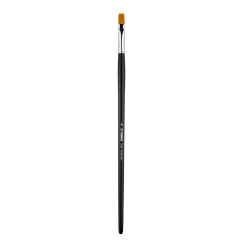 Кисть синтетика мягкая №10 плоская Sketchmarker "342" ручка длинная